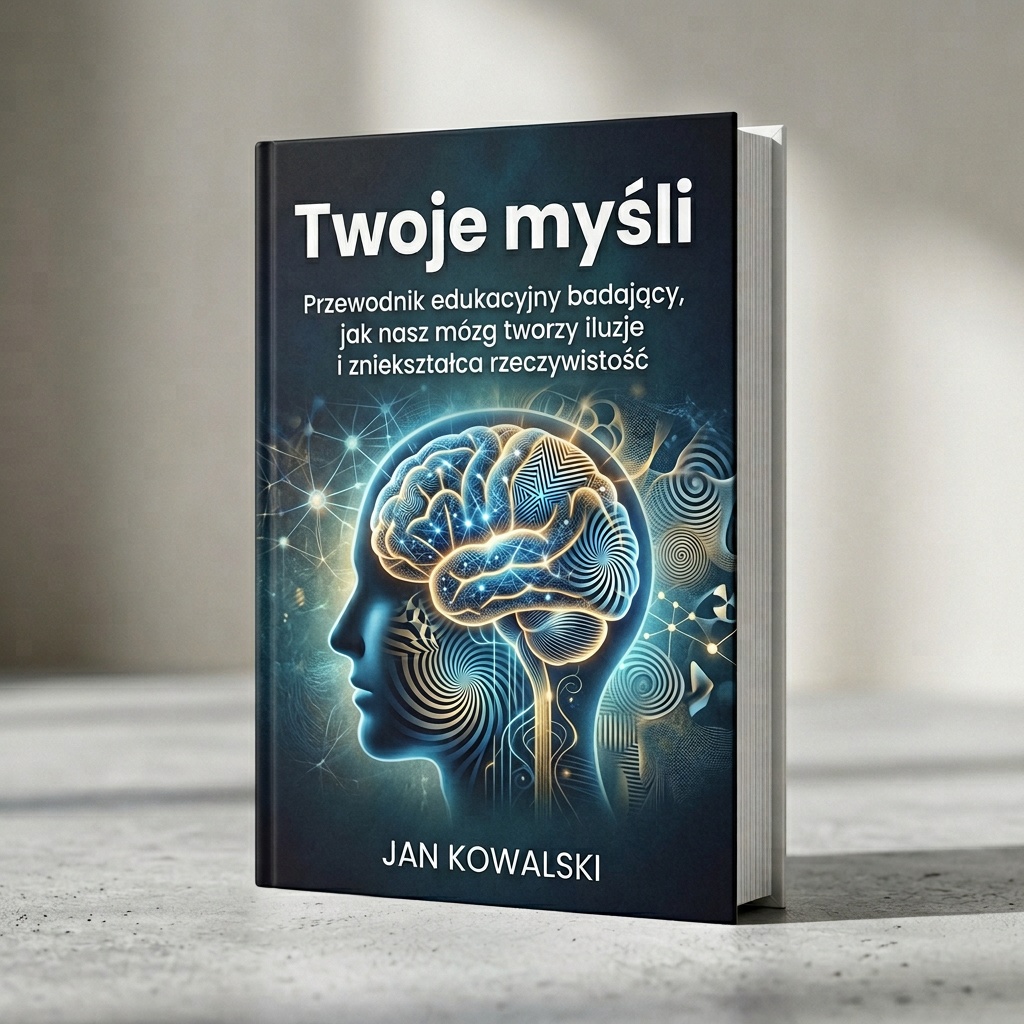 Mockup 3D ebooka Twoje myśli